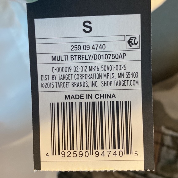 Dress, Green/Wht/Peach, S - Picture 7 of 7